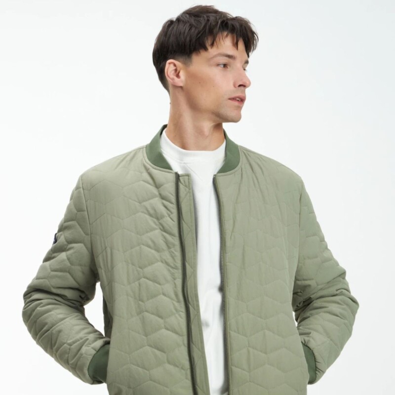 Campera Bomber LORD Uniform Verde