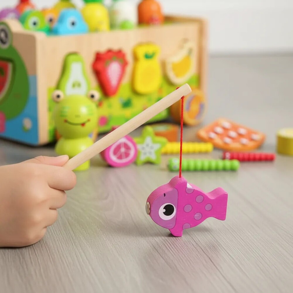 Juguete clasificador vegetales Montessori Encastre Didáctico magentico Juguete clasificador vegetales Montessori Encastre Didáctico magentico