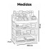 Organizador de Maquillaje Blanco IMBACK IBK-MAQ001 | 3 Cajones + Compartimentos | Diseño Compacto, Elegante y Multifunción Organizador de Maquillaje Blanco IMBACK IBK-MAQ001 | 3 Cajones + Compartimentos | Diseño Compacto, Elegante y Multifunción