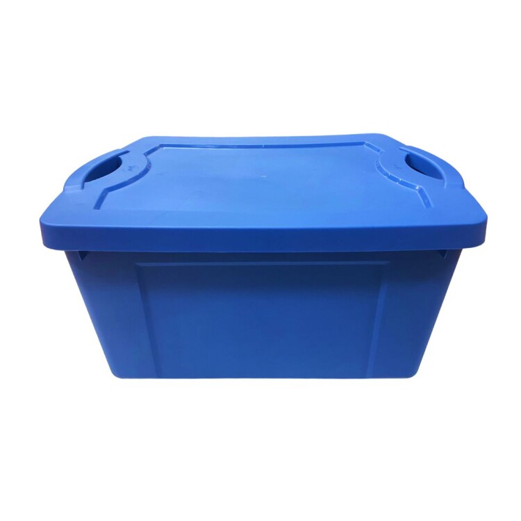 CAJA ORGANIZADORA FULLBOX REFORZADA AZUL 55 LTS Sin color
