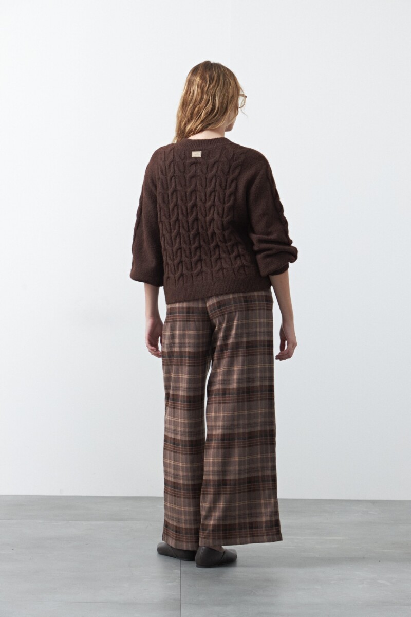 CARDIGAN BOREAL Chocolate