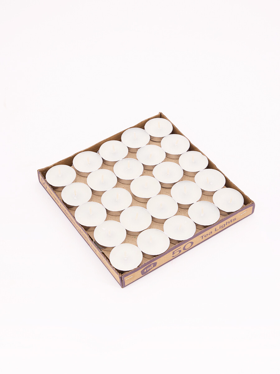 VELAS TEALIGHTS - BLANCO 