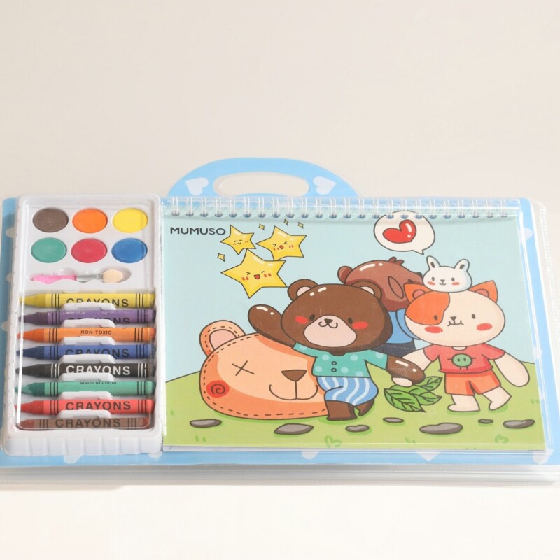KIT LIBRO PARA COLOREAR OSO CAMADA KIT LIBRO PARA COLOREAR OSO CAMADA