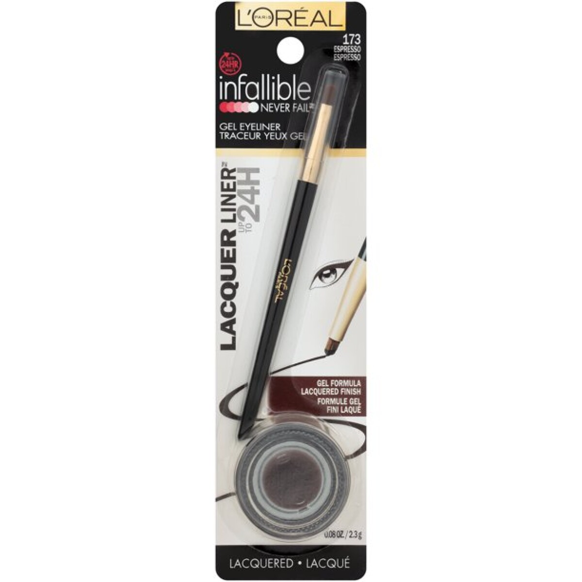 Delineador L'Oréal Paris Infallible Lacquer Liner - Expresso 