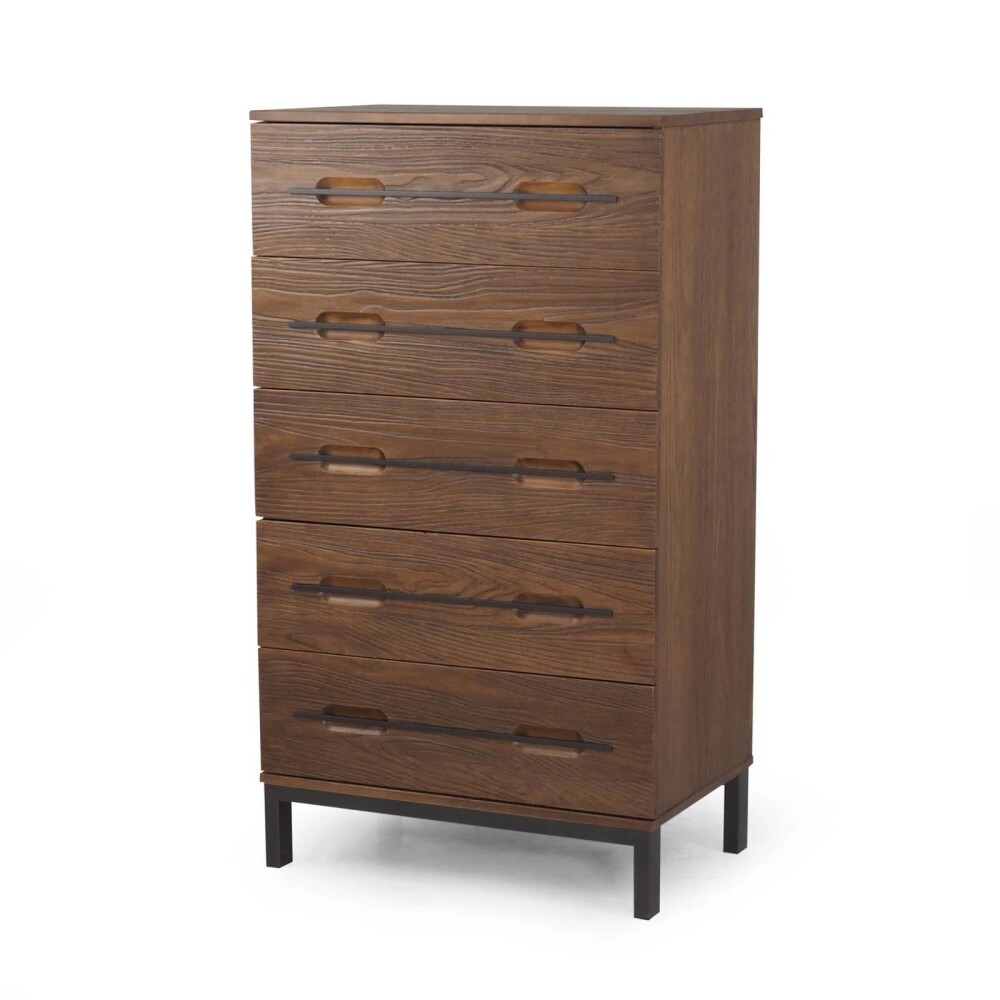 CAJONERA 5 CAJONES MADERA MARRON WILLOW