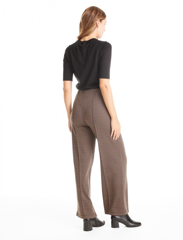 Pantalon Wide Leg Gales TOSTADO/MULTI