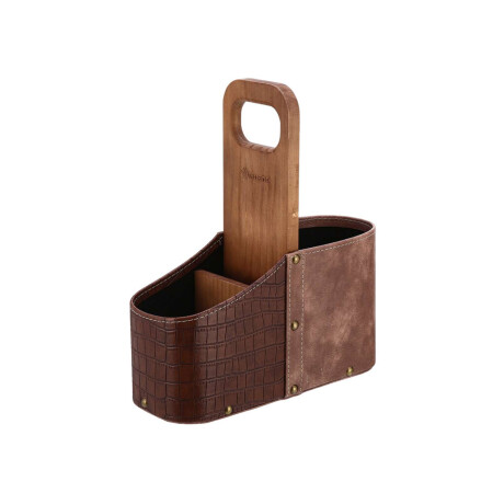 Matera Madera Combinada Croco Marrón