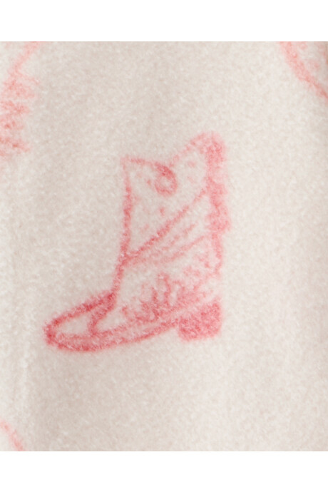 Pijama una pieza de micropolar, con pie, diseño vaquera Pijama una pieza de micropolar, con pie, diseño vaquera