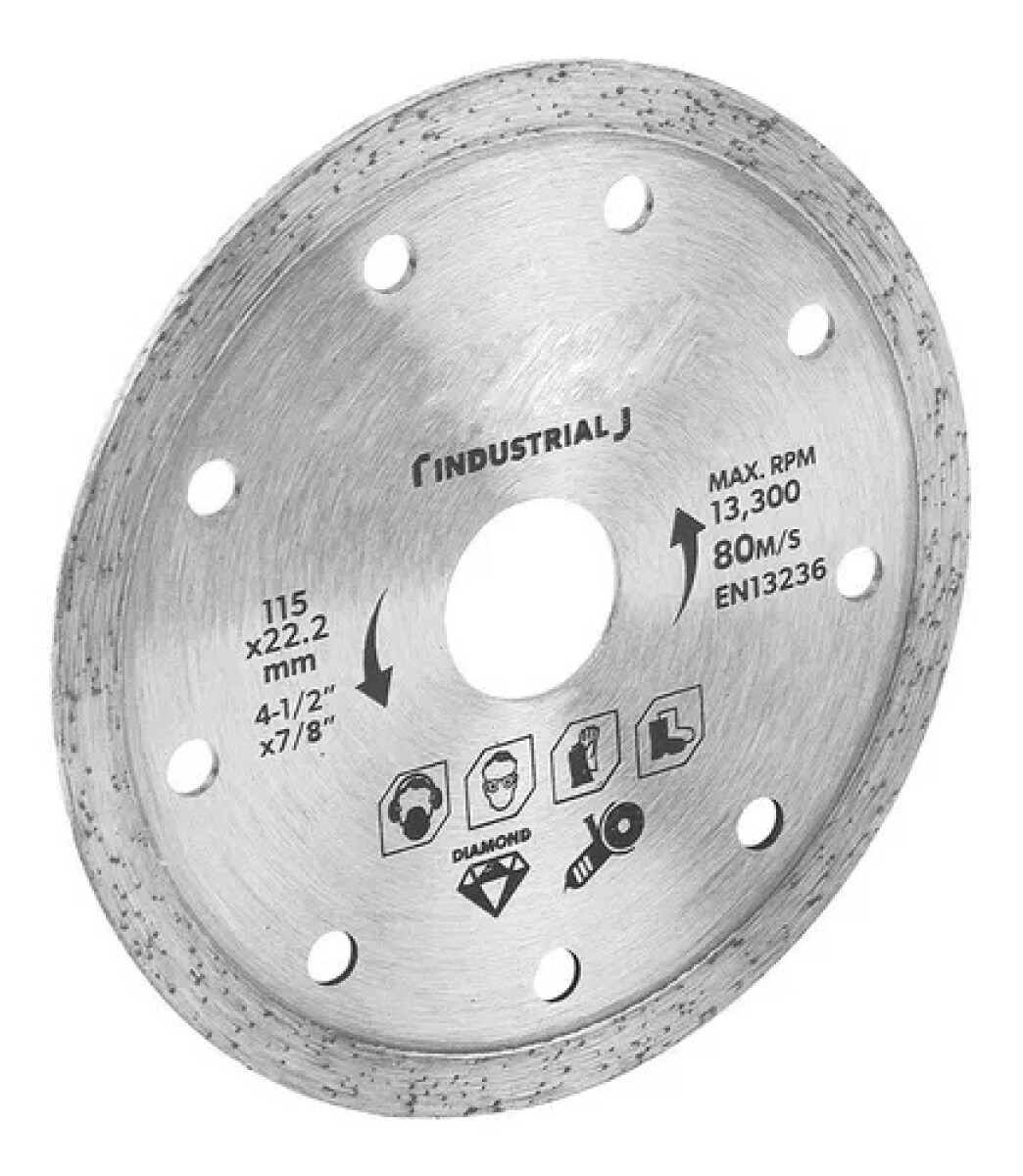 TOLSEN DISCO DIAMANTADO CONTINUO 115mm22.2 