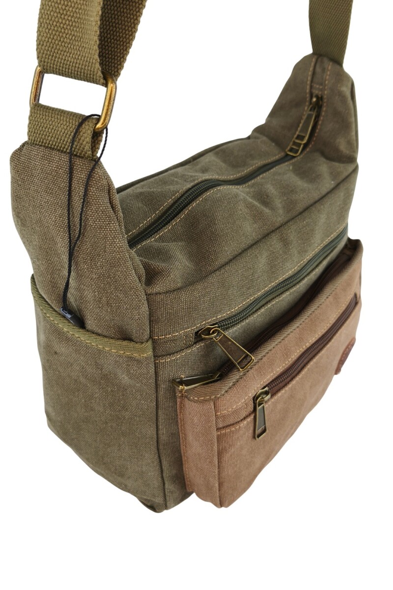 Bolso morral mensajero Verde