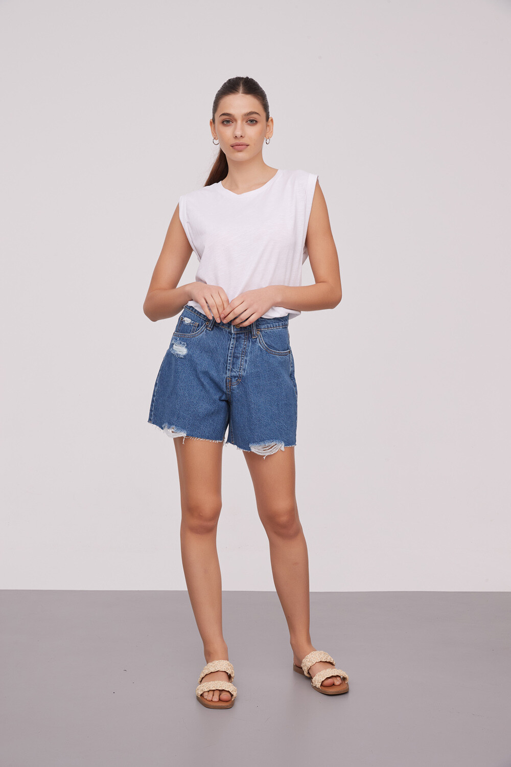 Short Gampie Azul