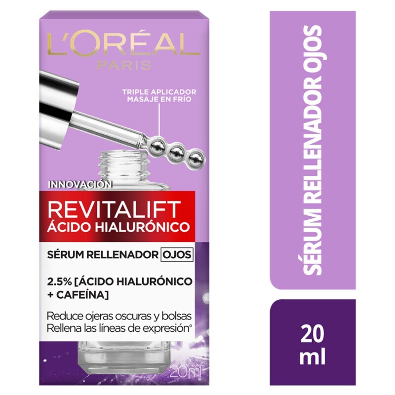 Serum de Ojos L'Oréal Revitalift Ácido Hialurónico Rellenador 20 ML Serum de Ojos L'Oréal Revitalift Ácido Hialurónico Rellenador 20 ML