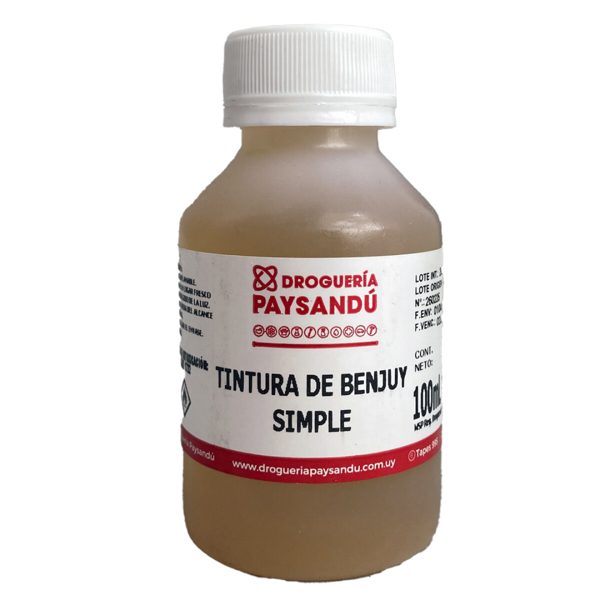 Tintura de Benjuy Simple - 100 mL 