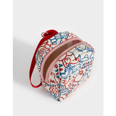 Llavero & Charm Mini Mochila ''hello Kitty'' Combinacion Multicolor