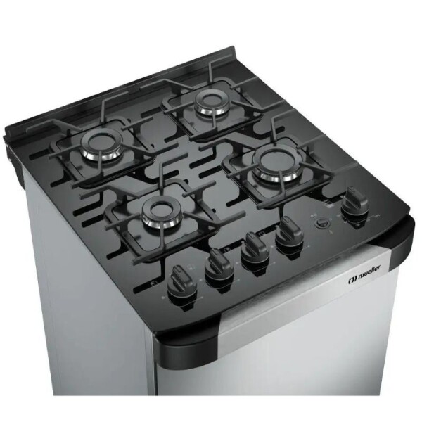 COCINA ELDOM DECORATO VETRO 4H CON GRILL - INOX COCINA ELDOM DECORATO VETRO 4H CON GRILL - INOX