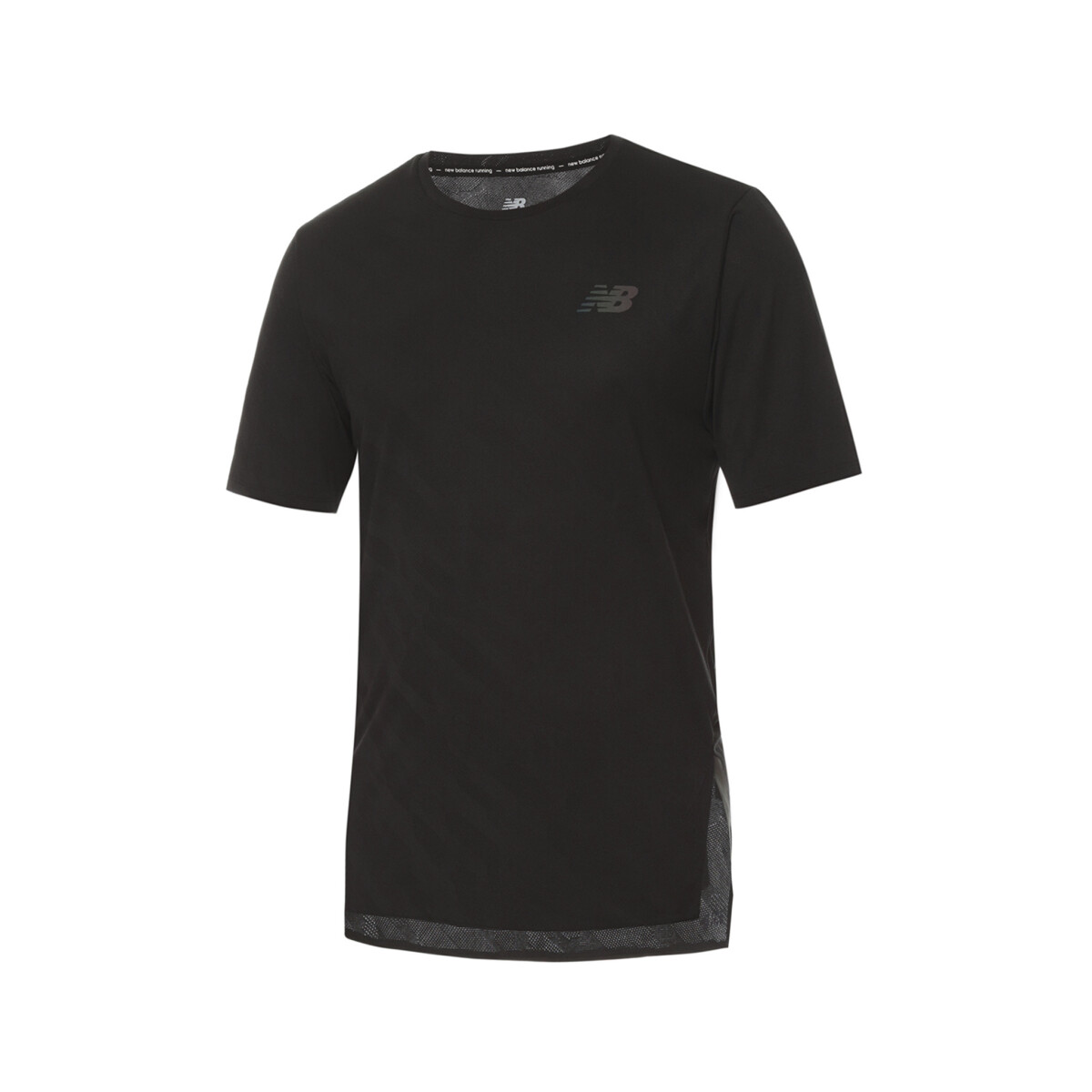 REMERA NEW BALANCE Q SPEED JACQUARD - BLACK 