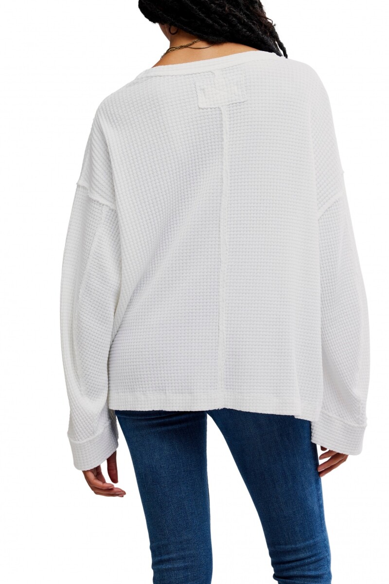 CAMISETA POCKET Marfil