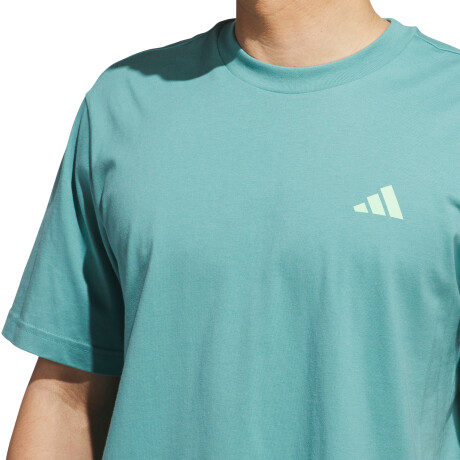 REMERA adidas BASKETBALL GRAPHIC TEE Turquoise