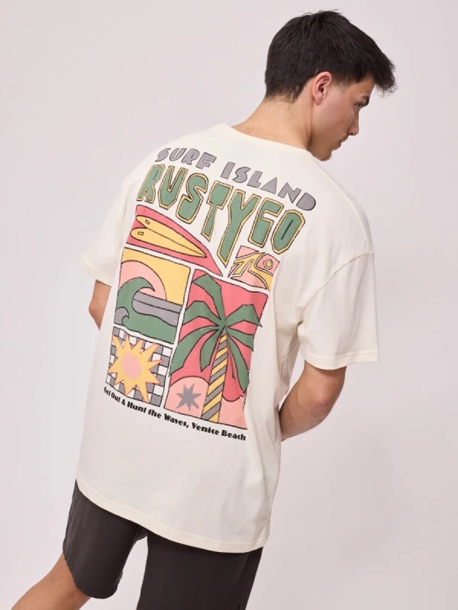 T-SHIRT RUSTY VERTUNA - CRUDO 