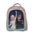 Mochila Infantil Frozen Jacquard Grande 40 x 30 cm ROSA/CELESTE