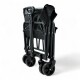 Carro 4 Ruedas Plegable Playa Camping Exteriores 120 Kg Negro