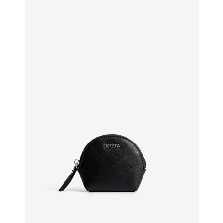 Monedero Con Cierre Cremallera Negro