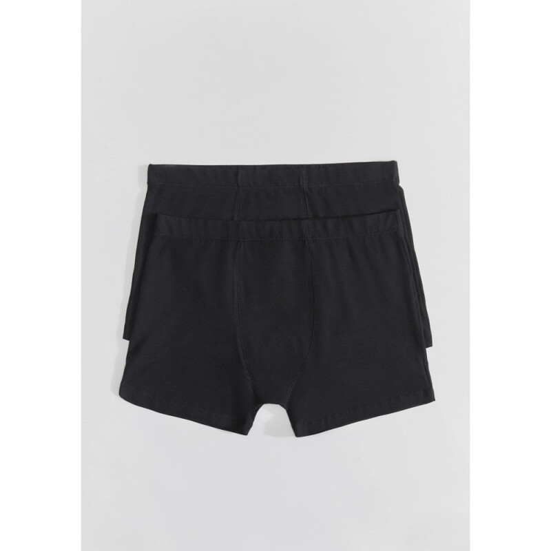 KIT COM 2 CUECAS BOXER PRETO ESCURO