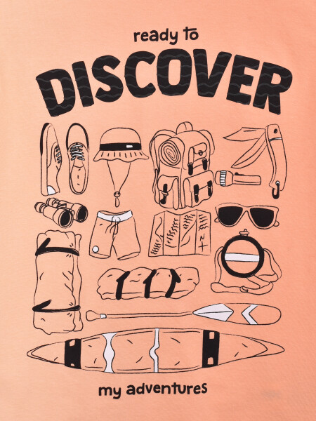 MUSCULOSA DISCOVER NARANJA