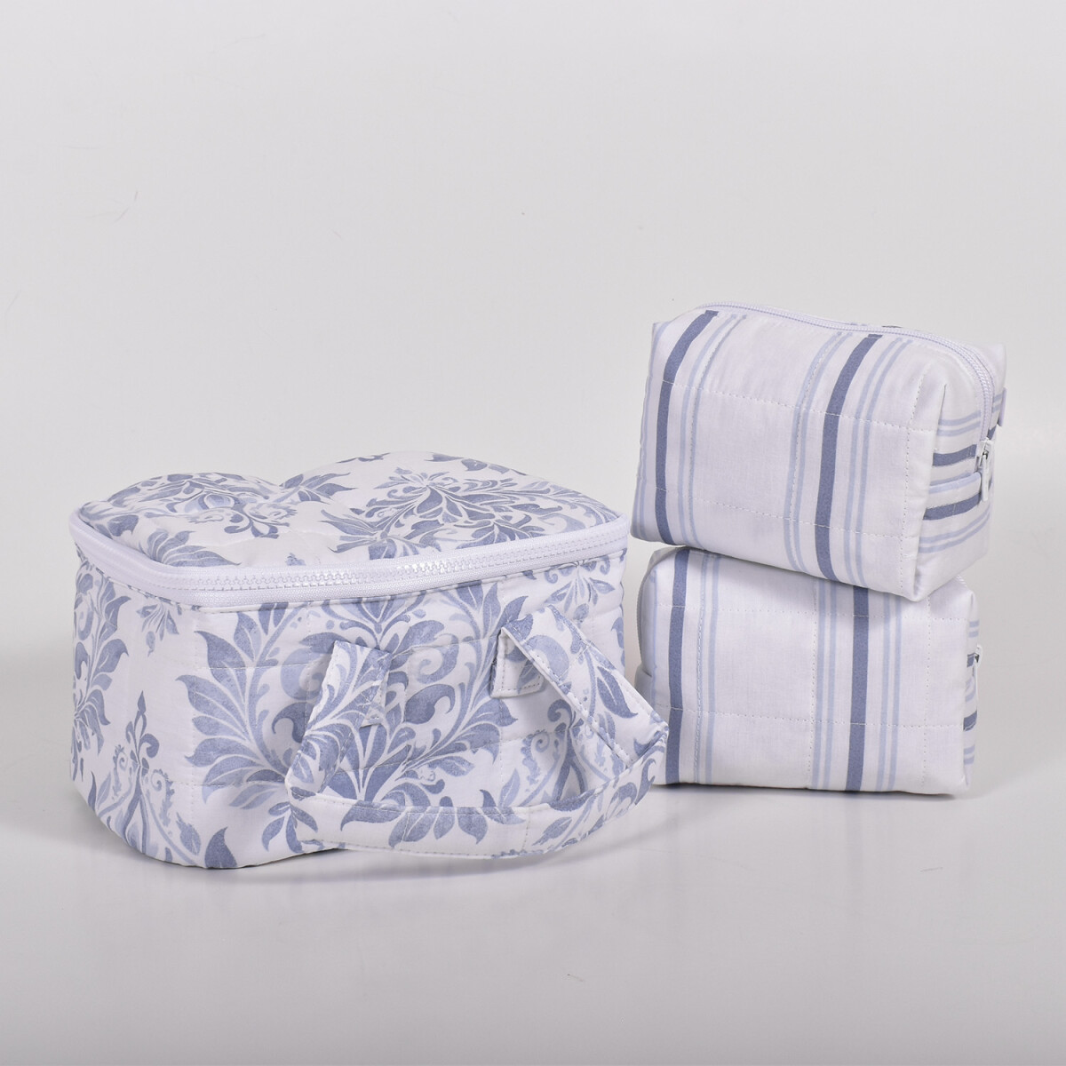 Set X3 Necessaires Quinn Col. Ava - Damasco 