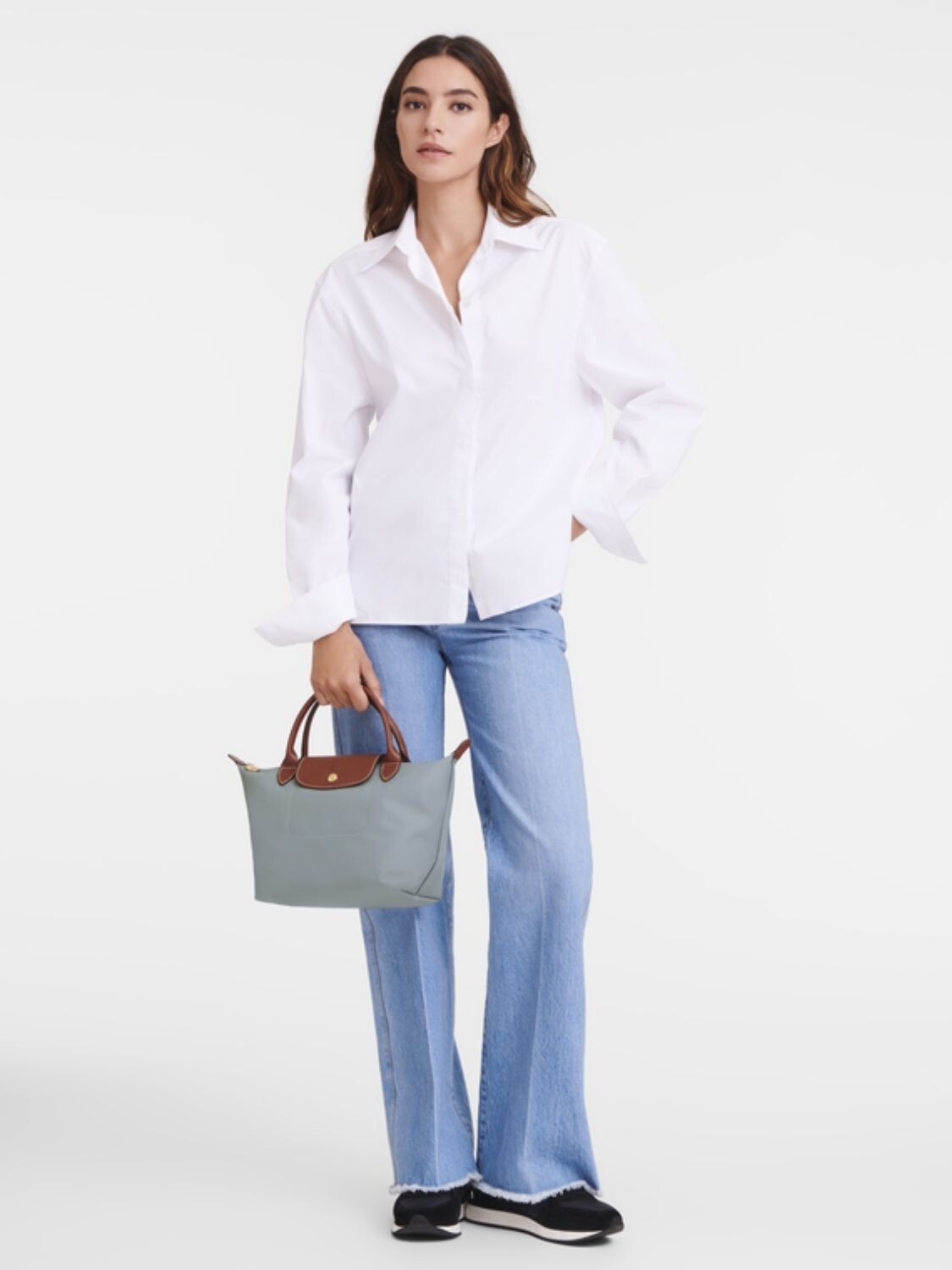LONGCHAMP - LE PLIAGE ORIGINAL, CARTERA DE MANO S Gris