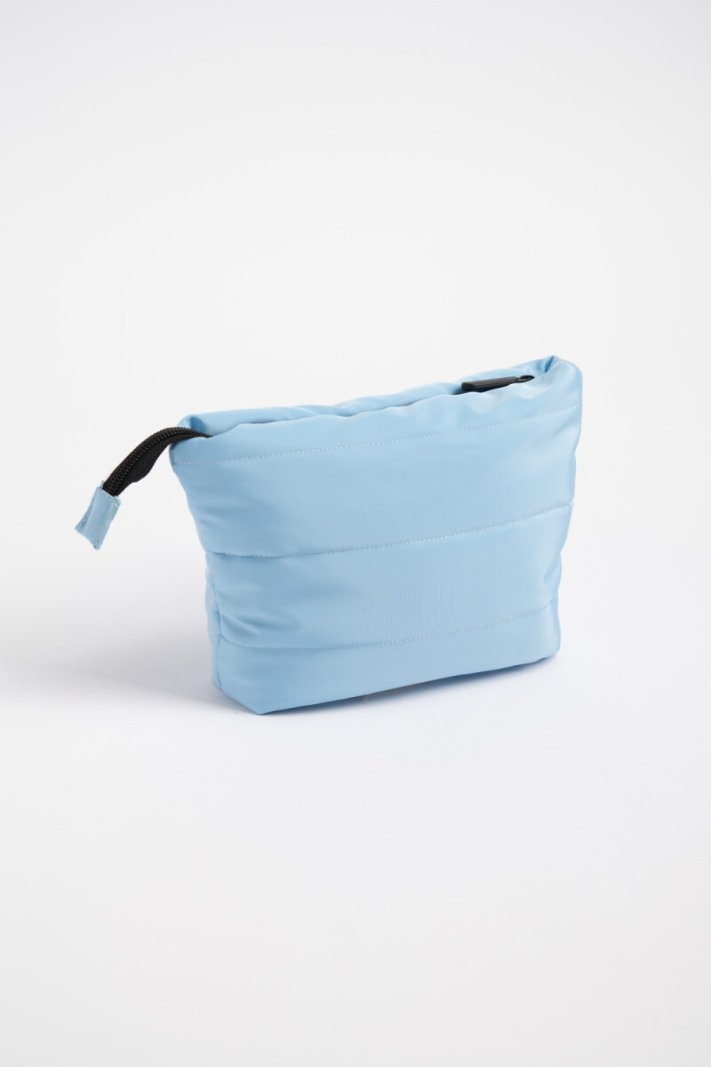 Necessaire capitoneado - Celeste 