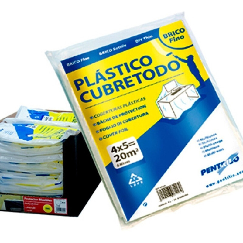 Cubretodo Plastico 4x5mt Cubretodo Plastico 4x5mt