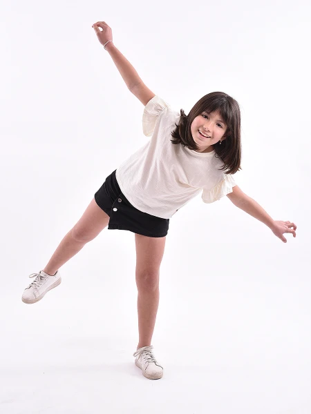 REMERA INÉS KIDS BLANCO