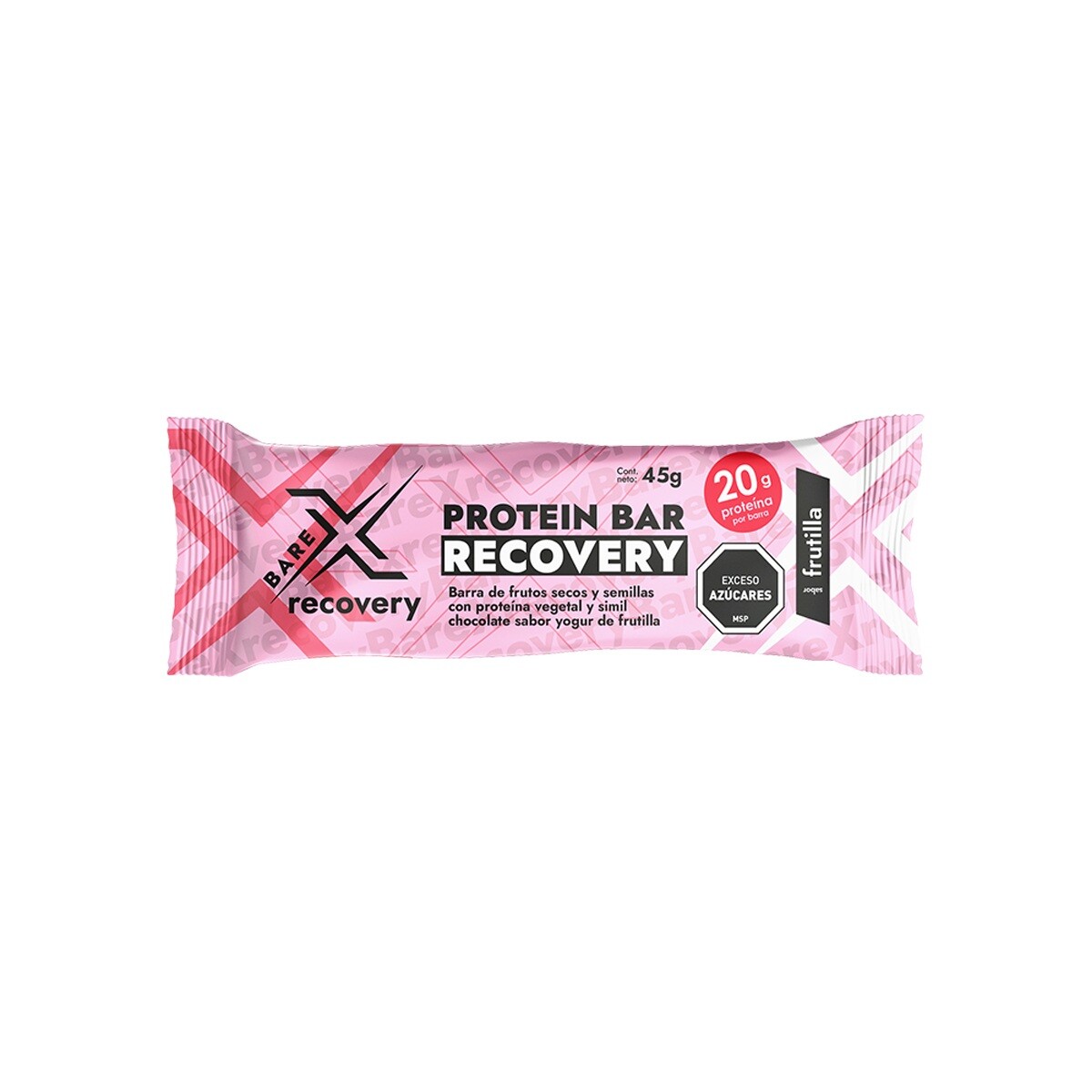 Barra De Proteina Barex Sabor Yogurt De Frutilla 