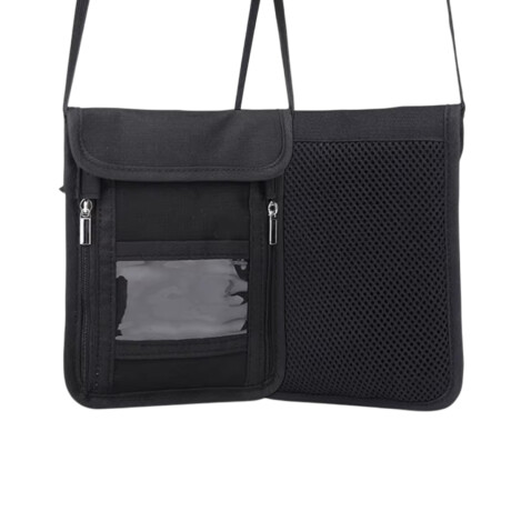 Riñonera de seguridad para viaje Negro