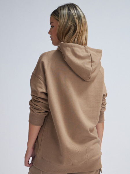 Hoodie deportivo Visón