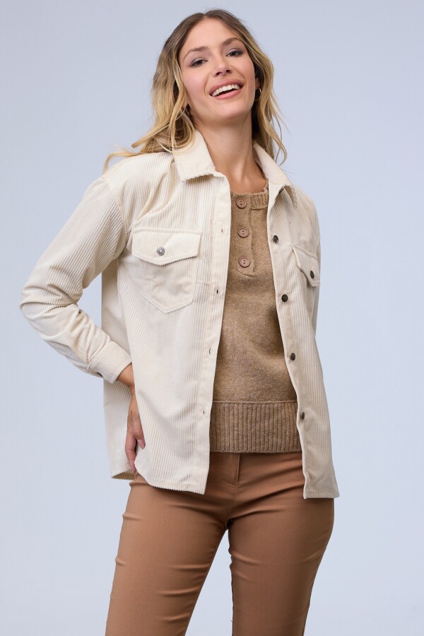 Sobrecamisa Corderoy CRUDO