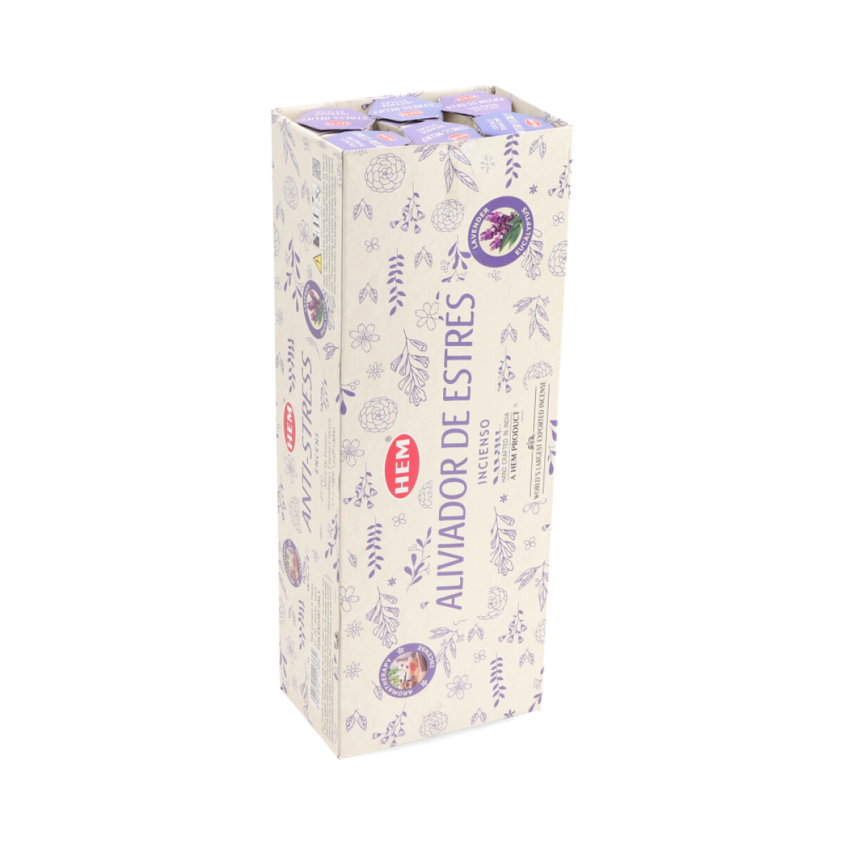 VARITAS HEM CAJA HEXAGONAL X6 - Aromaterapia Antiestrés 