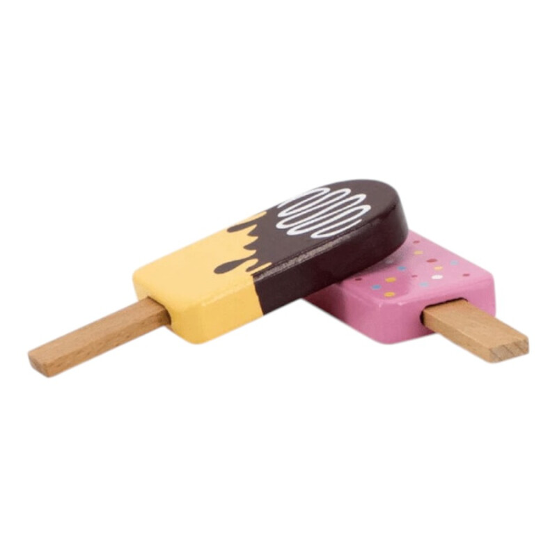Set Paletas Heladas Madera Viga Set Paletas Heladas Madera Viga