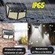 Lampara Exterior Farol Solar Foco 260 Led Sensor Movimiento Lampara Exterior Farol Solar Foco 260 Led Sensor Movimiento
