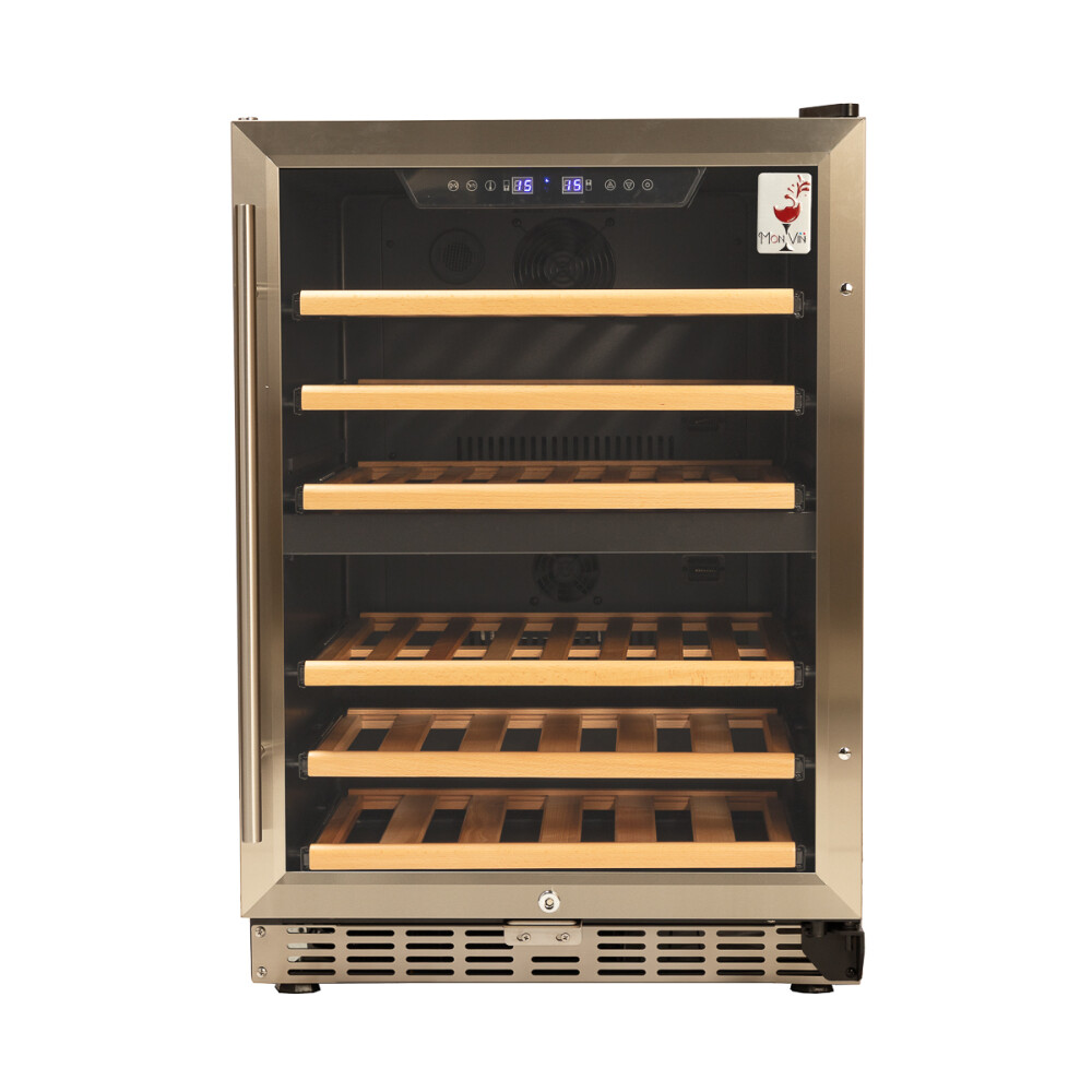 Cava De Vino - MON VIN - Doble Temperatura 46 Botellas AD Cava De Vino - MON VIN - Doble Temperatura 46 Botellas AD