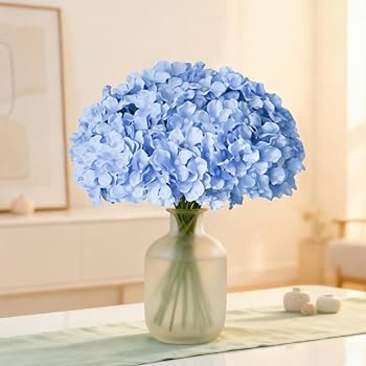 Flor Hortensia x1 - Celeste 