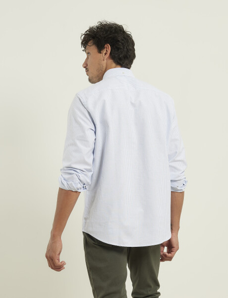 Camisa Harrington Urban Celeste/blanco