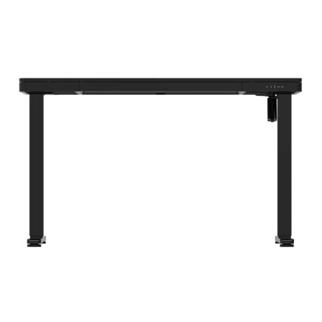 ESCRITORIO REGULABLE METAL-Y-MDF NEGRO ASCEND