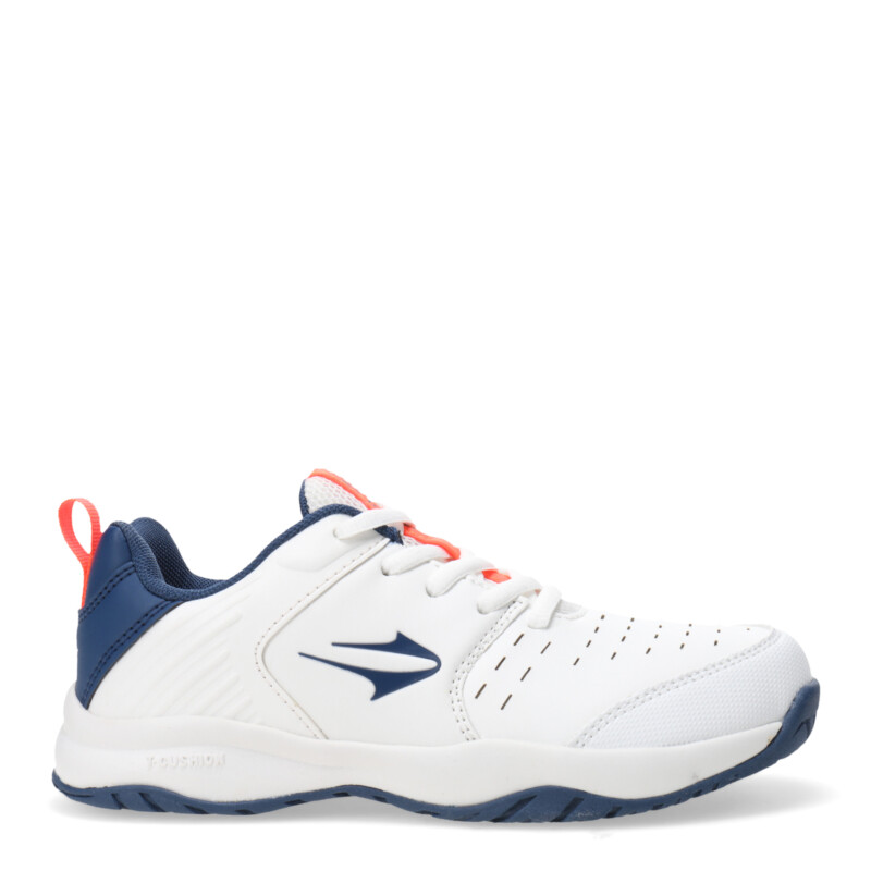 Championes Infantiles Topper Rod II Kids Blanco - Azul marino - Coral