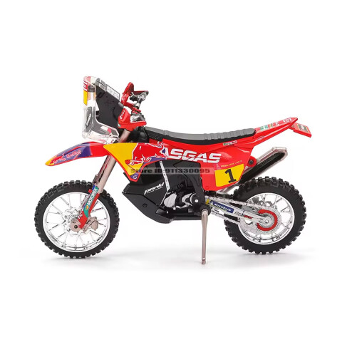 Motocicleta Bburago Gasgas RX450F (Dakar 2023) Escala 1:18 U