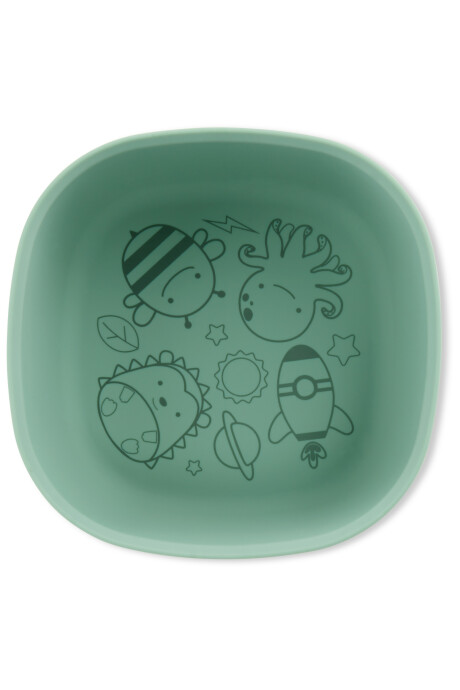 Bowl de silicona, verde Bowl de silicona, verde