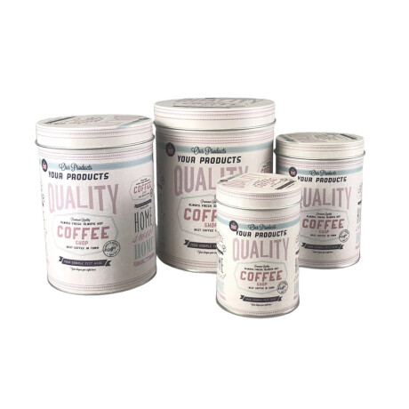 Set X4 Latas Quality Coffee Set X4 Latas Quality Coffee