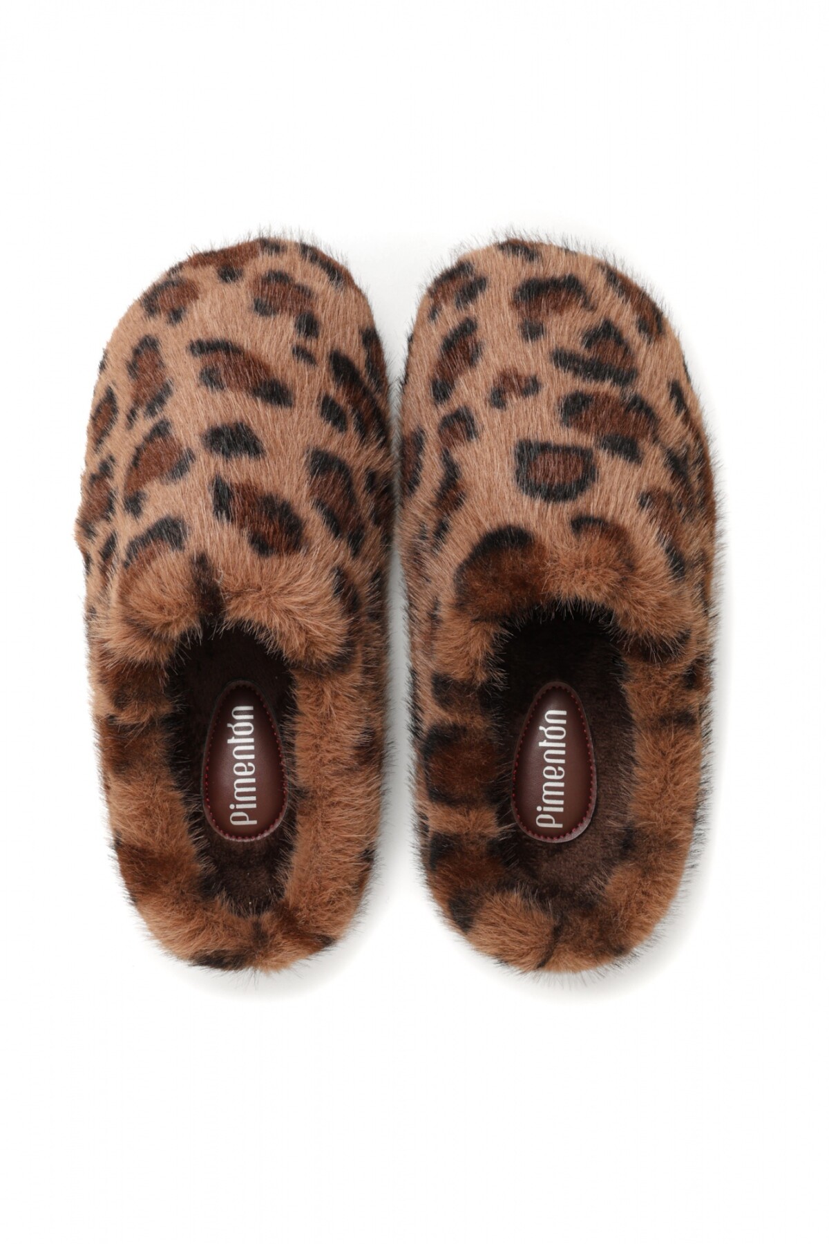 Pantuflas Animal Print Marron