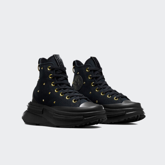 Championes Converse Run Star CX Plataform Star Studded Negro